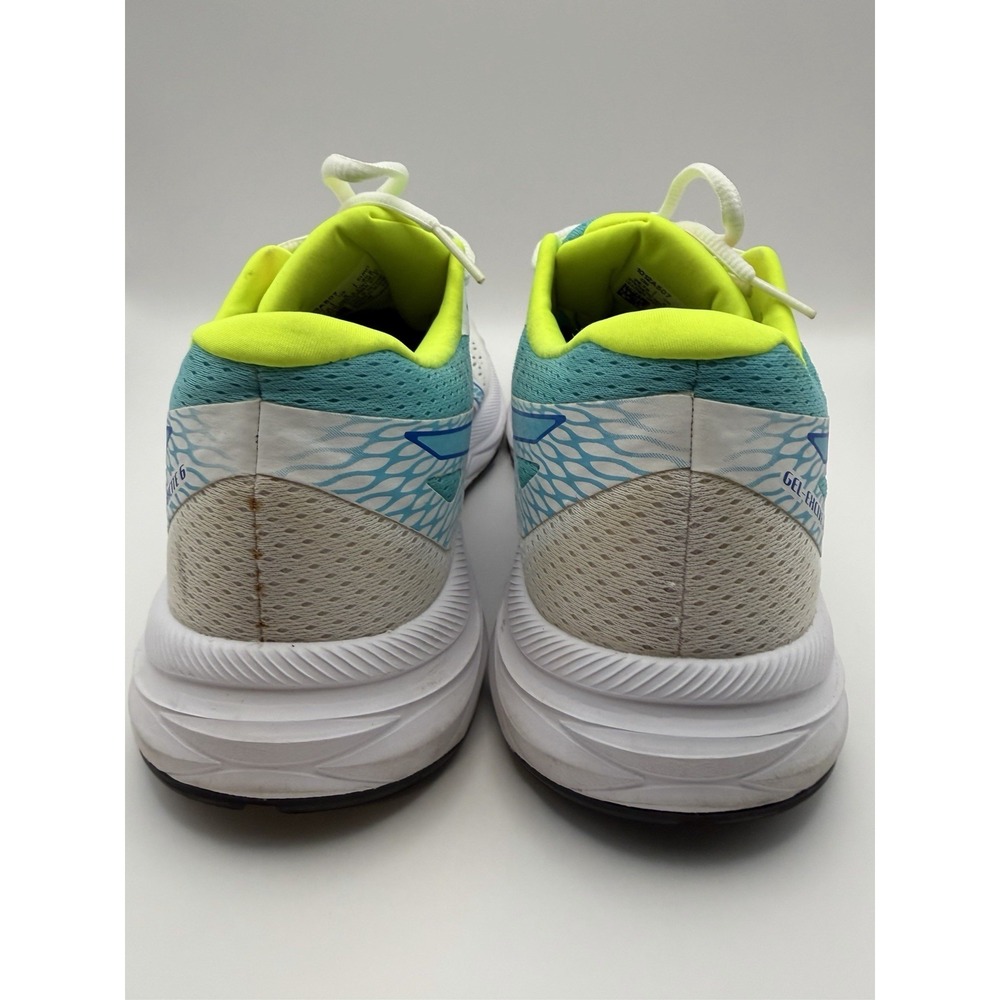 ASICS Gel Excite 6 SP Womens Size 9 Running Shoes White Blue 1012A507 - Picture 5 of 8